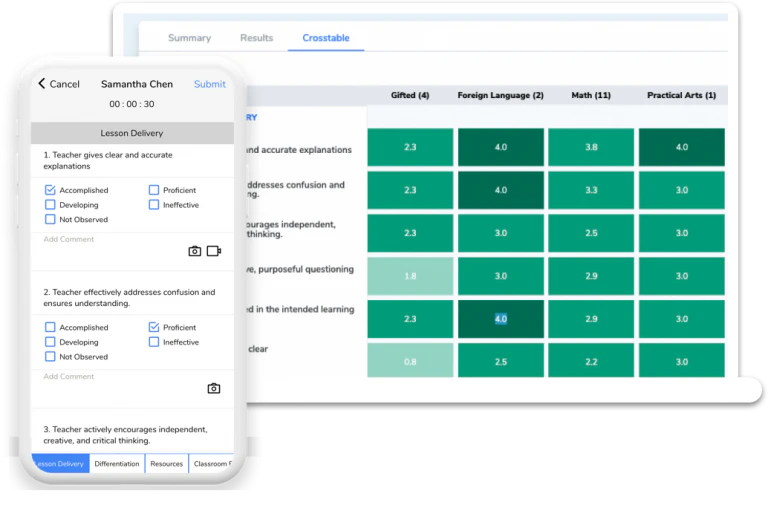 screenshot of Education Walkthrough